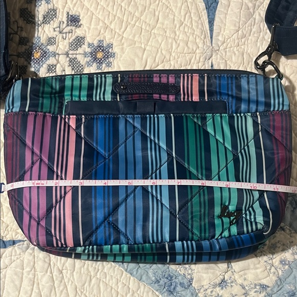 Lug Multicolor Striped Crossbody Bag - Picture 6 of 8